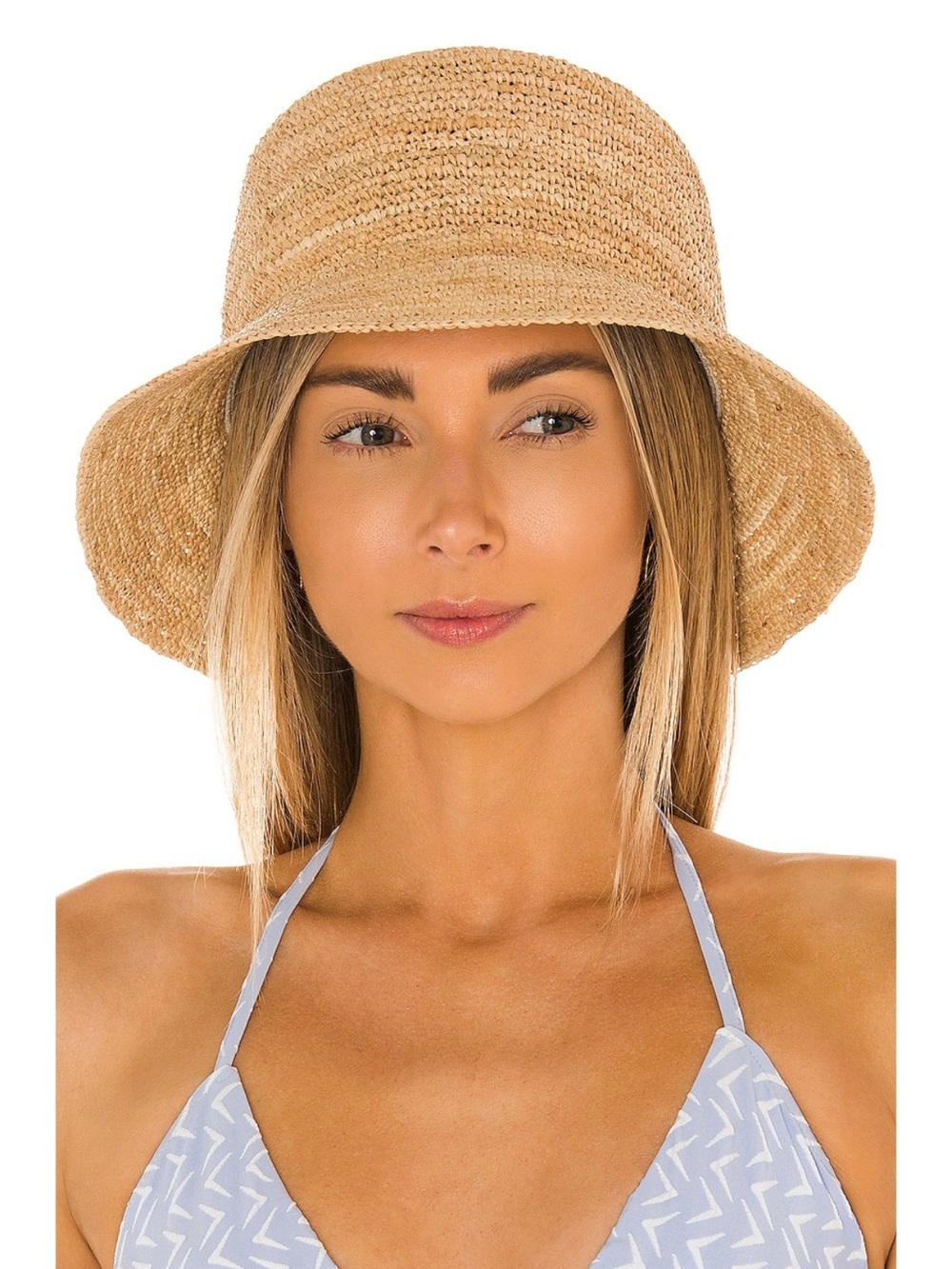 l*space Natural Straw Bucket Hat
